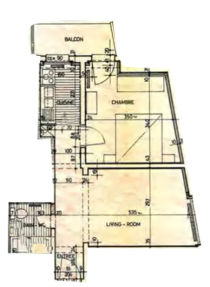 Location Montreux Tour d'Ivoire Plan